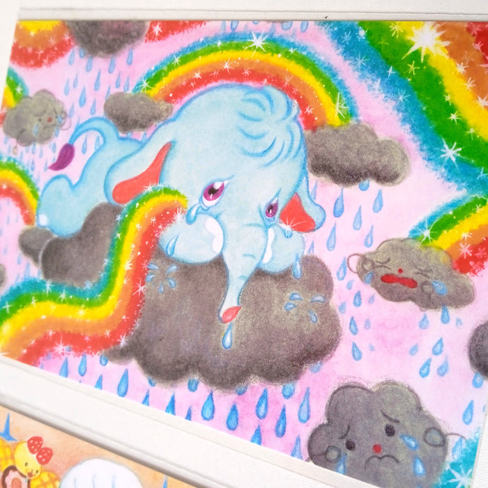 FLUFFY DREAMLAND POSTCARD SET – MERAJAY