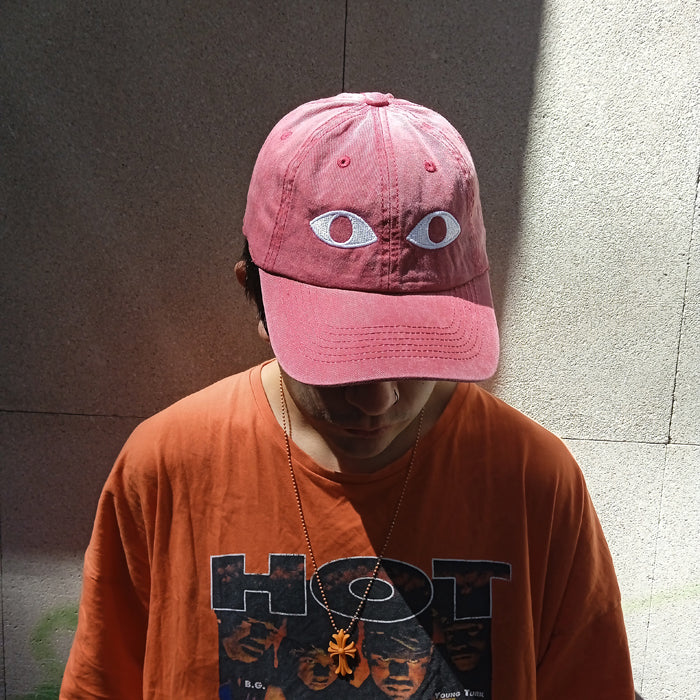 EYES HAT ★ RED DENIM