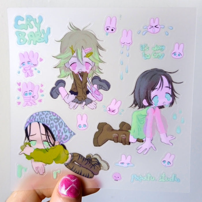 CRY BABY STICKERS – JAVVIE
