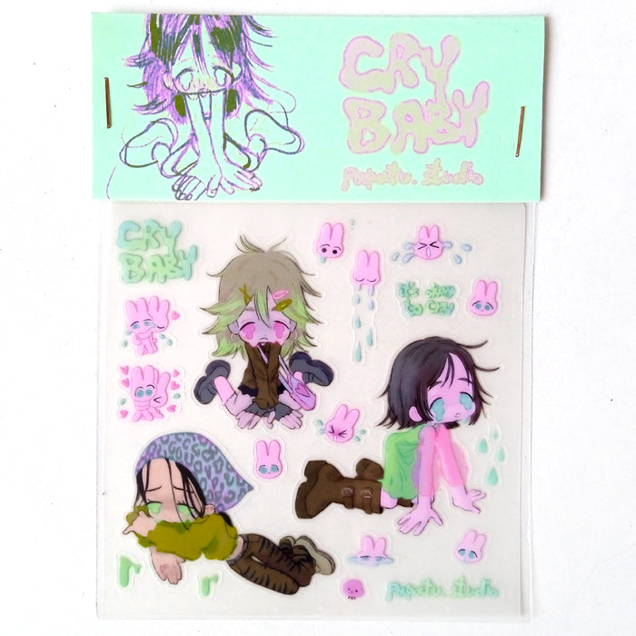 CRY BABY STICKERS – JAVVIE