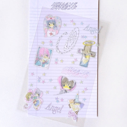 ANGEL WHISPER STICKERS – NEMONY