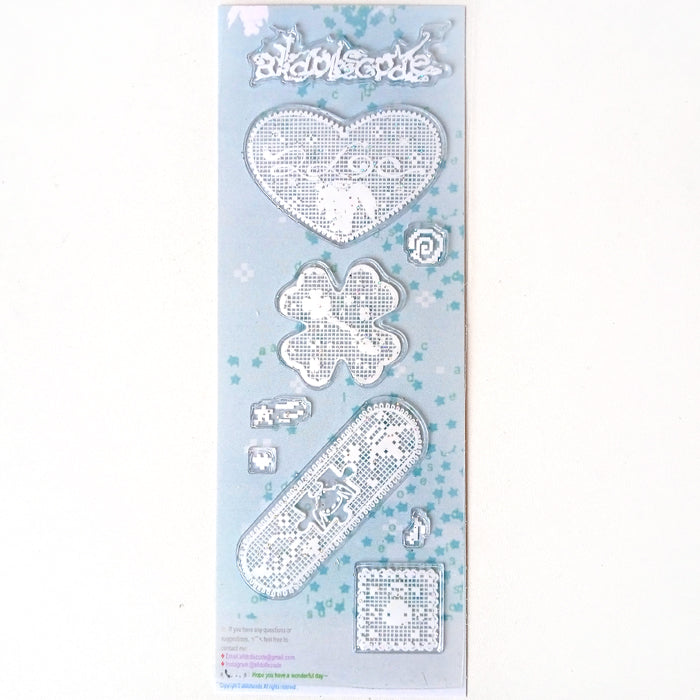 LACE DOILIES 3D STICKERS – ALLDOLLSCODE