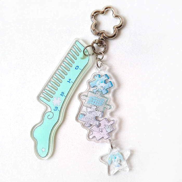 COMB RULER KEYCHAIN – ALLDOLLSCODE