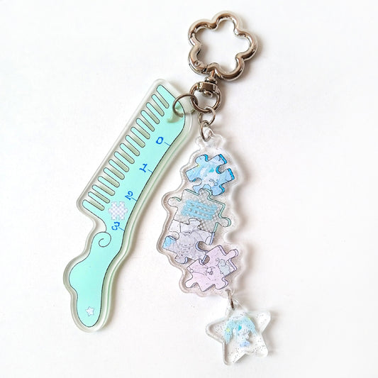 COMB RULER KEYCHAIN – ALLDOLLSCODE
