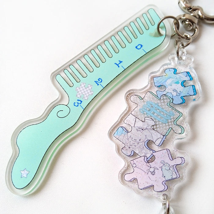 COMB RULER KEYCHAIN – ALLDOLLSCODE