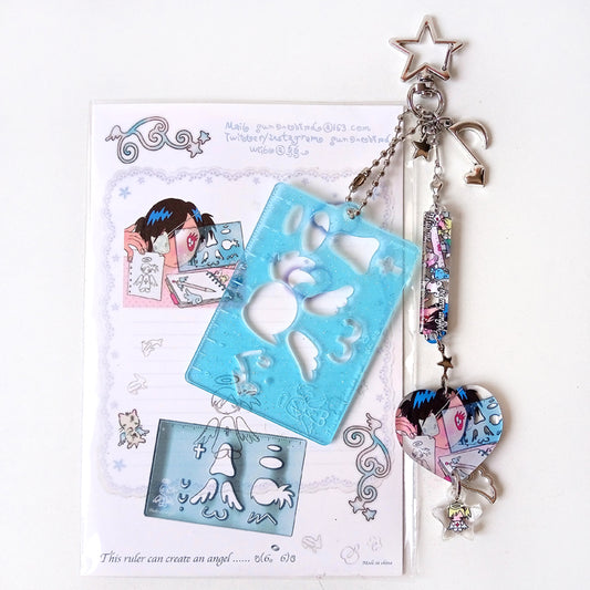 ANGEL RULER KEYCHAIN – SUNONEBIRD