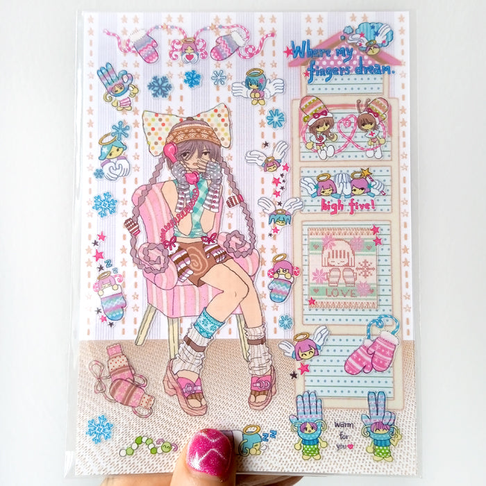 WARM GLOVES STICKERS – OOOCTOPUS
