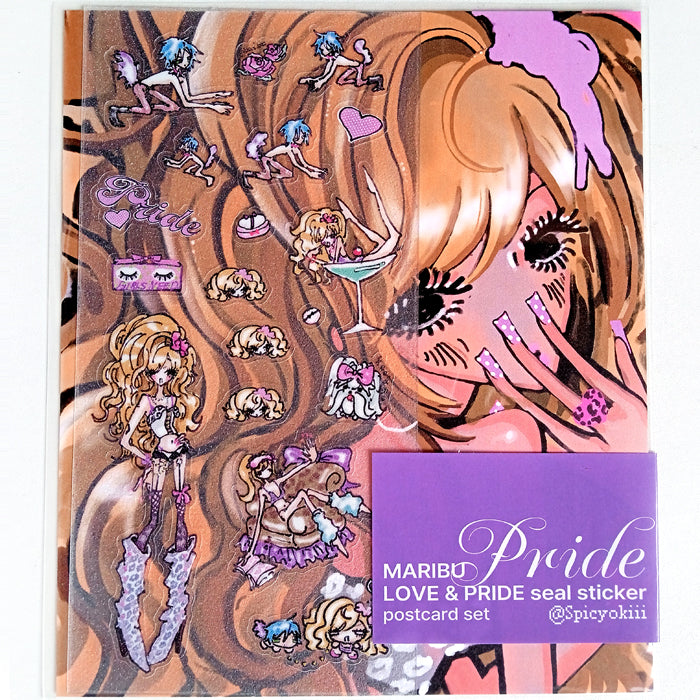 LOVE & PRIDE STICKERS ★ PRIDE – MARIBU