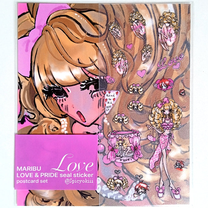 LOVE & PRIDE STICKERS ★ LOVE – MARIBU