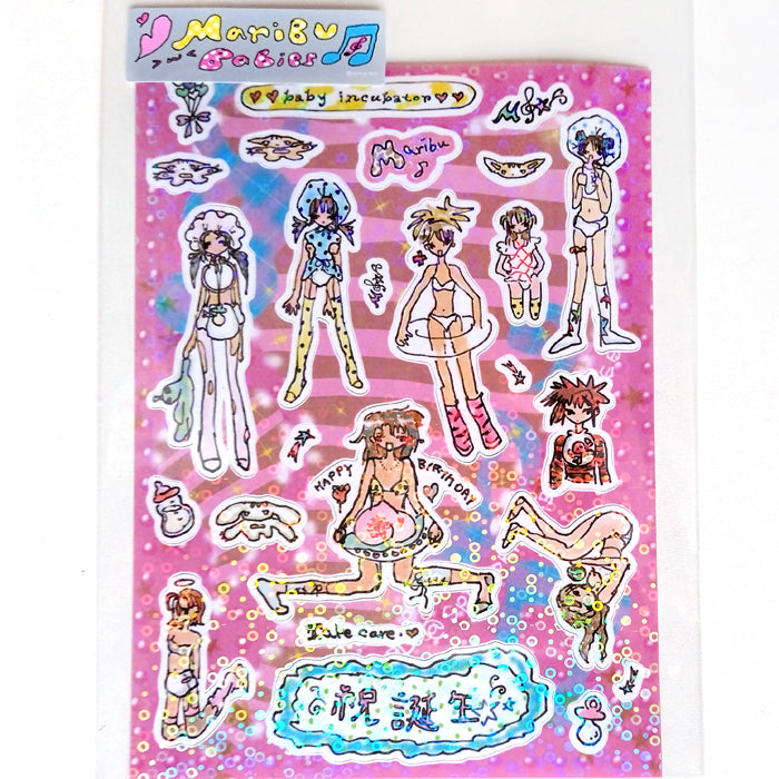 BABY INCUBATOR STICKERS – MARIBU