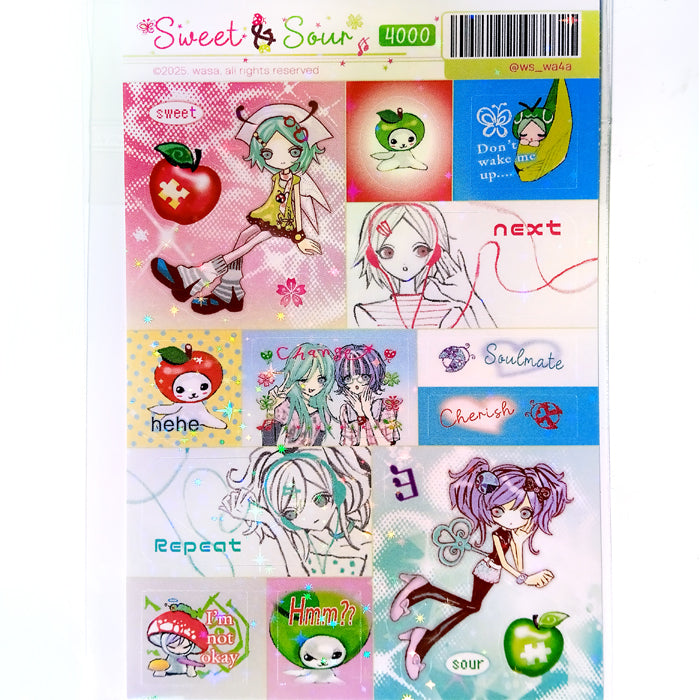 GATOSHOP ★ SWEET & SOUR STICKERS – WASA