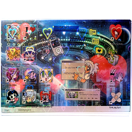 BISHOJO ADDICTION 2.0 STICKERS – GOGO! PROJECT