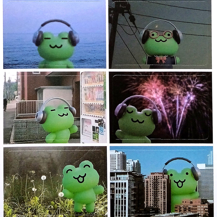 3D FROG PHOTO STICKERS – DEKHO BOKHO
