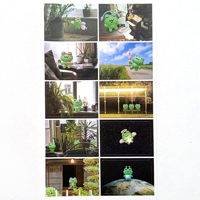 3D FROG PHOTO STICKERS – DEKHO BOKHO