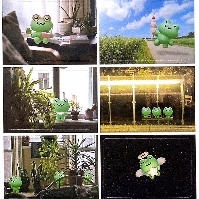 3D FROG PHOTO STICKERS – DEKHO BOKHO