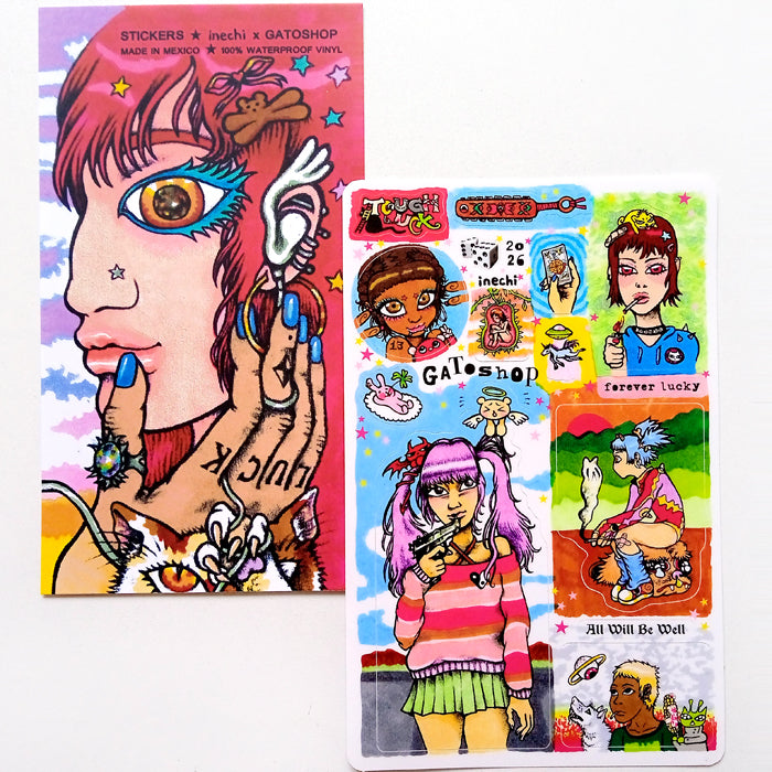 TOUGH LUCK STICKERS – INECHI