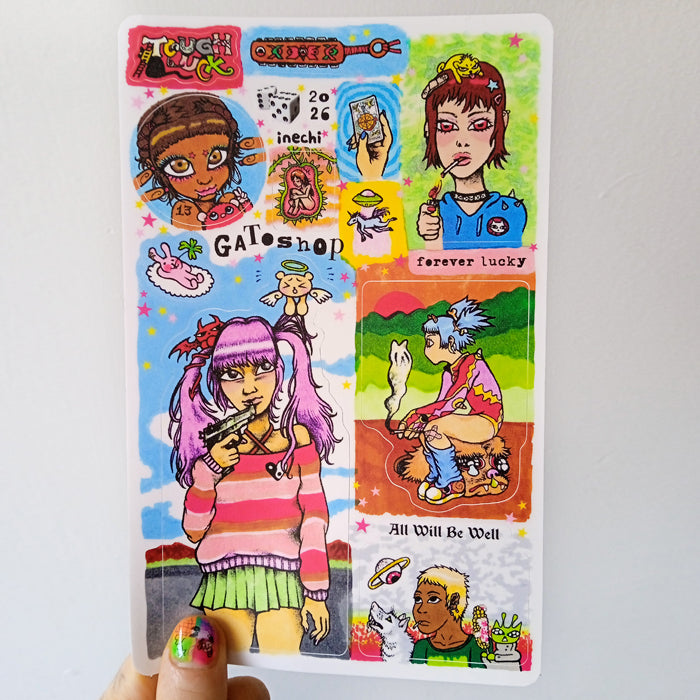 TOUGH LUCK STICKERS – INECHI