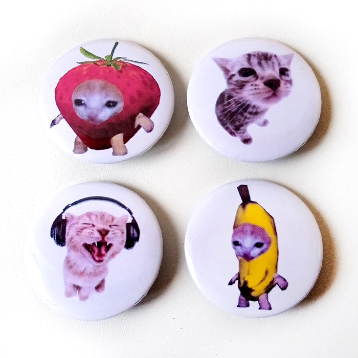 MEME CAT PINS