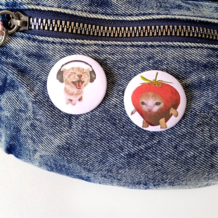 MEME CAT PINS