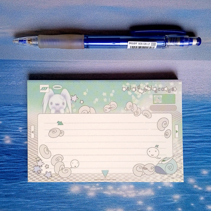 WHISPER OF THE SNAIL NOTEPAD – ALLDOLLSCODE