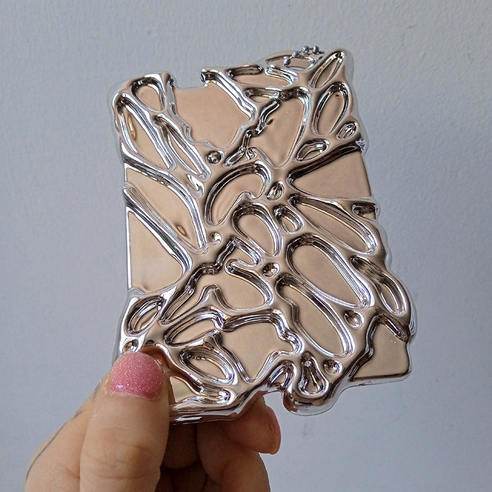 CHROME PHOTO HOLDER KEYCHAIN – MARCY M3W
