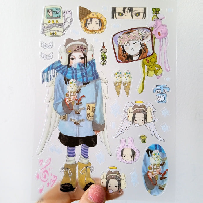 EATING ICE CREAM IN THE WINTER STICKERS – XING BAORONG