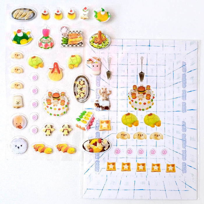 DELICIOUS CLUB STICKERS – XUE MIAN DOU SHA