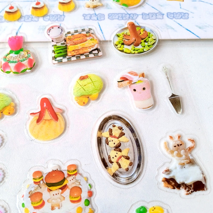 DELICIOUS CLUB STICKERS – XUE MIAN DOU SHA