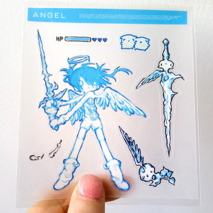 ANGEL (WARRIOR) STICKERS – SAGEEAP