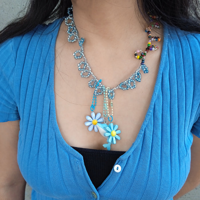 DOLPHIN BEADED NECKLACE – MARRIRQUITA
