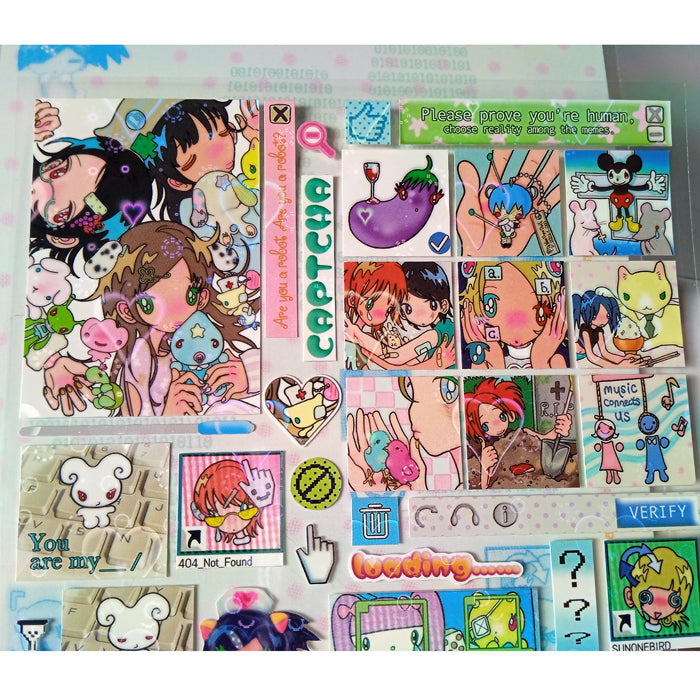 CAPTCHA VORTEX STICKERS – SUNONEBIRD