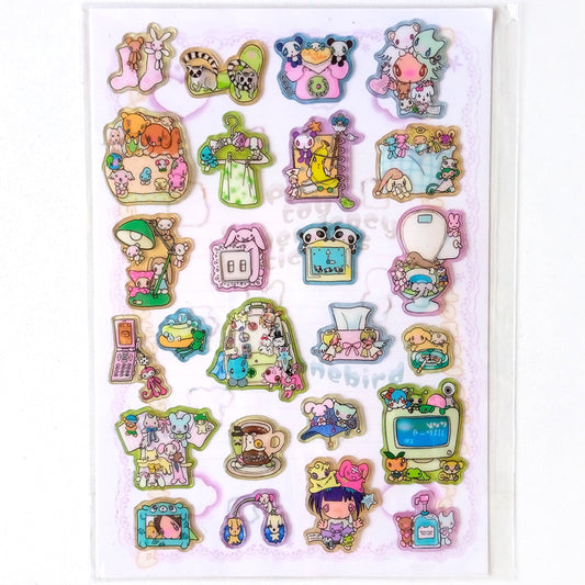 PLUSH TOY DEPENDENCY 3D STICKERS – SUNONEBIRD