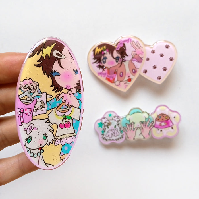 PUPPY LOVE HAIRCLIPS – SUNONEBIRD