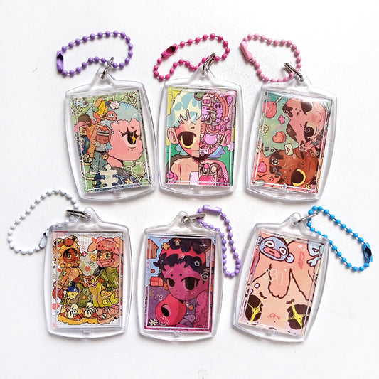PORTRAIT KEYCHAINS – LEMONBOY