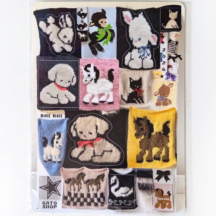 KNITTED CRITTERS STICKERS – RHIRHI KNITS