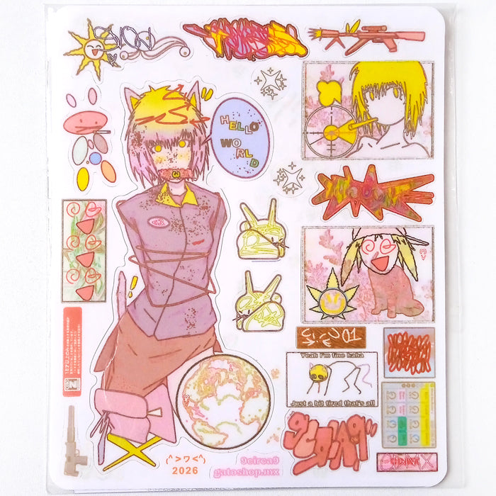 HELLO WORLD STICKERS – 9CIRCA9