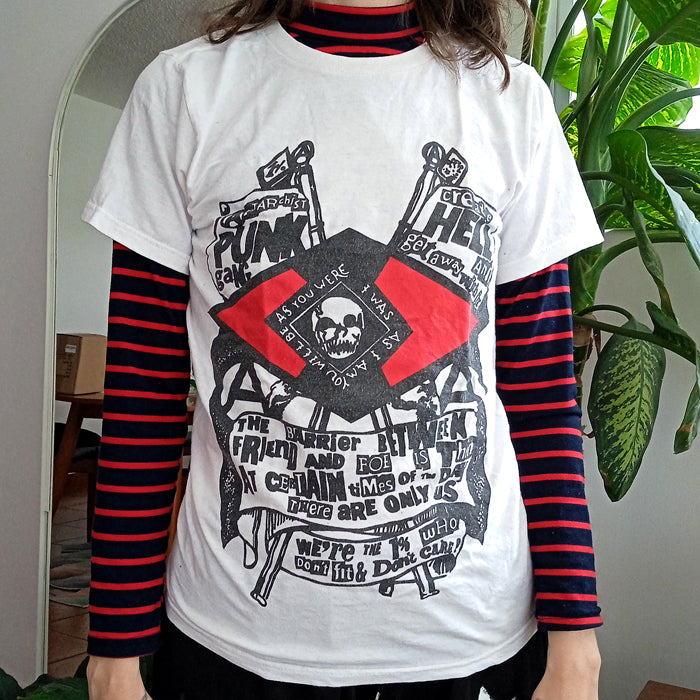 ANARCHIST PUNK HELL TSHIRT (SIZE S) ★ CLOSET SALE