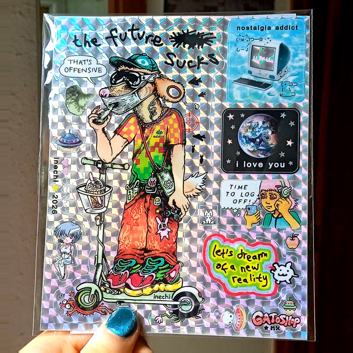 THE FUTURE SUCKS STICKERS – INECHI