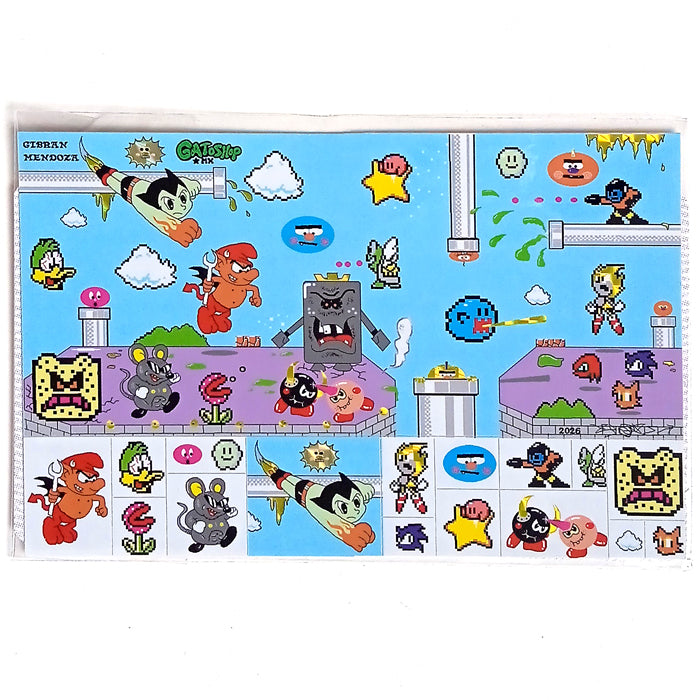 GAME START STICKERS – GIBRAN MENDOZA
