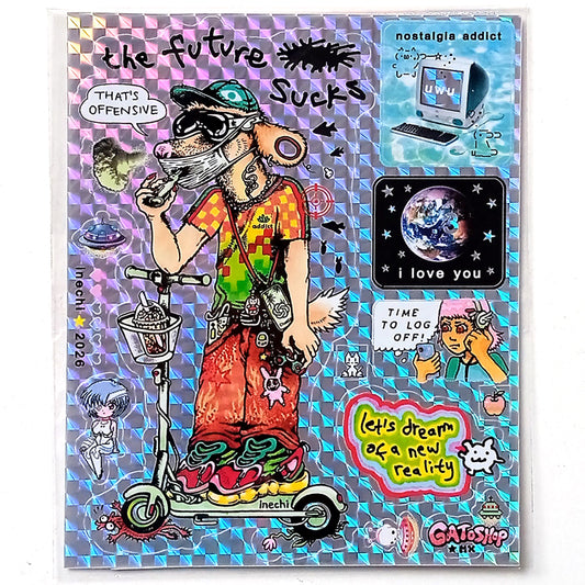 THE FUTURE SUCKS STICKERS – INECHI