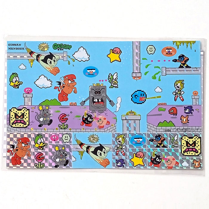 GAME START STICKERS – GIBRAN MENDOZA