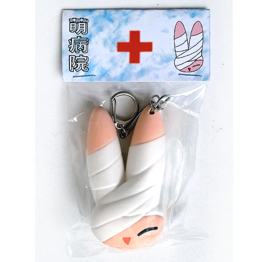 INJURED RABBIT KEYCHAIN – MEWGODOW