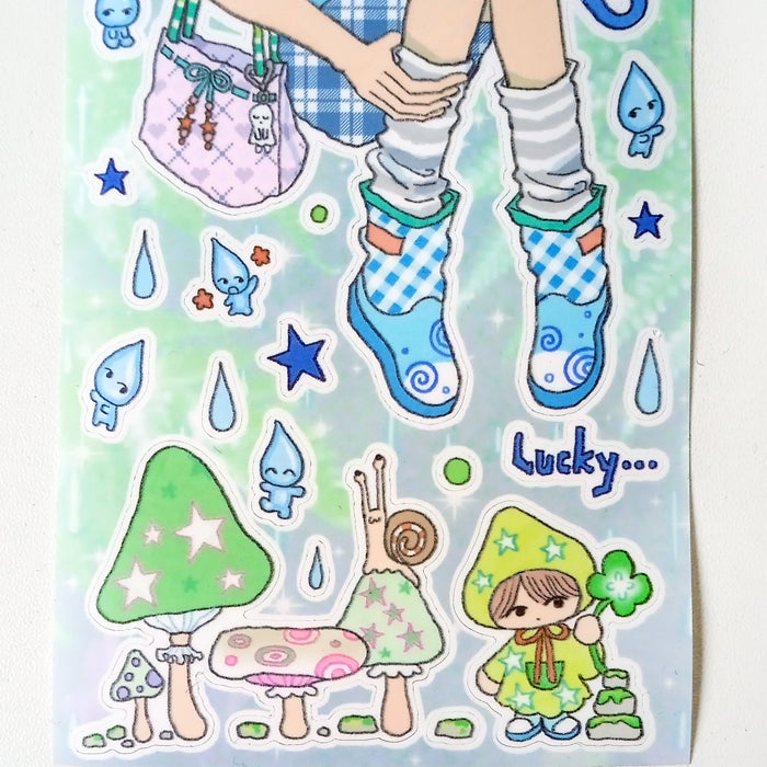 MELANCHOLY AND THE RAIN STICKERS – OOOCTOPUS