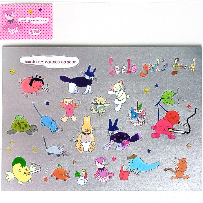 SMOKING ANIMALS STICKERS – NIPTONG