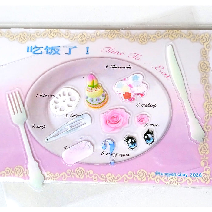 IT'S TIME TO EAT! STICKERS – TUNGYAN CHOY