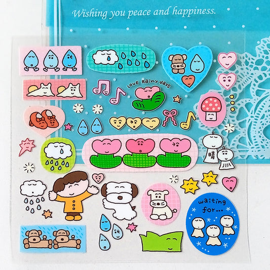 LOVE RAINY DAYS STICKERS – XUAN
