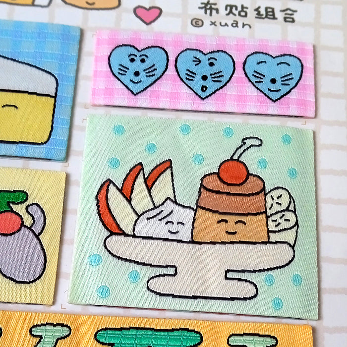 SWEET TIME FABRIC LABEL STICKERS – XUAN