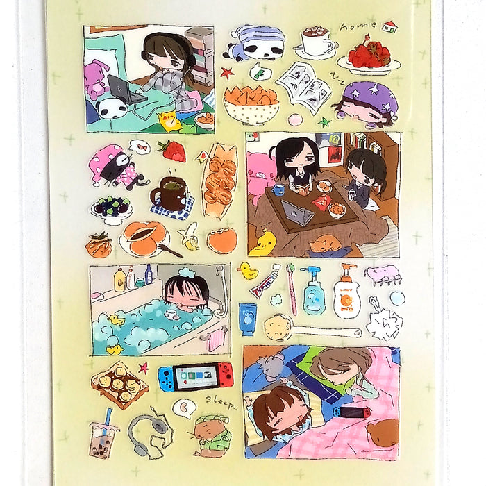 SLEEPOVER STICKERS – 7:45