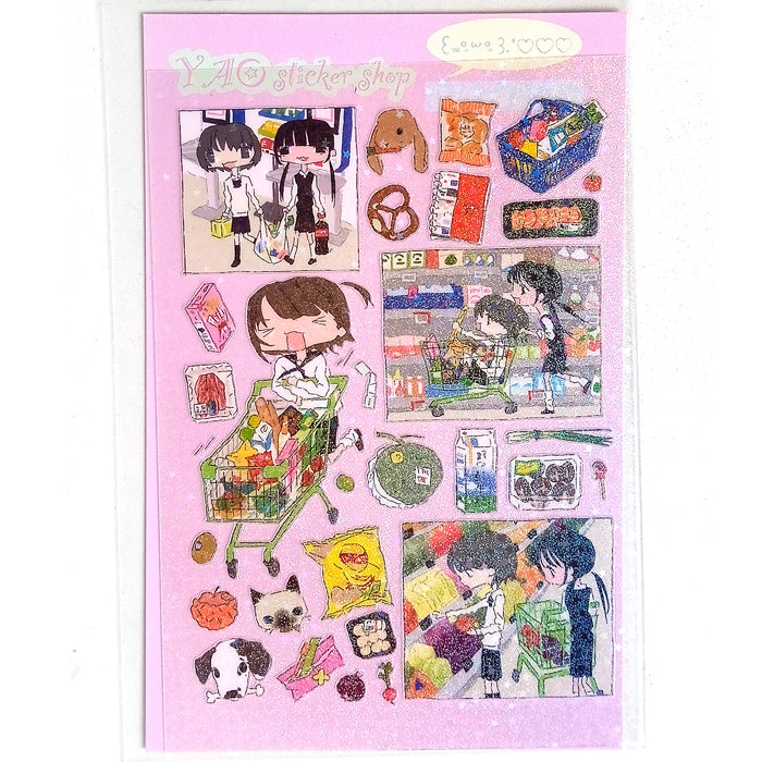 SUPERMARKET ADVENTURE STICKERS – 7:45