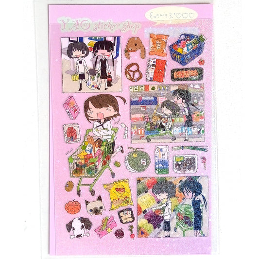 SUPERMARKET ADVENTURE STICKERS – 7:45